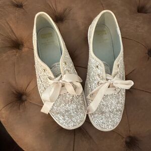 Keds x Kate Spade Glitter Sneakers (Size 9)